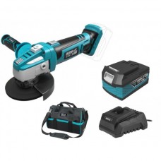 Dedra Set Polizor unghiular 125 mm cu acumulator Li-Ion 18V 4.0Ah incarcator 60W si geanta de transport